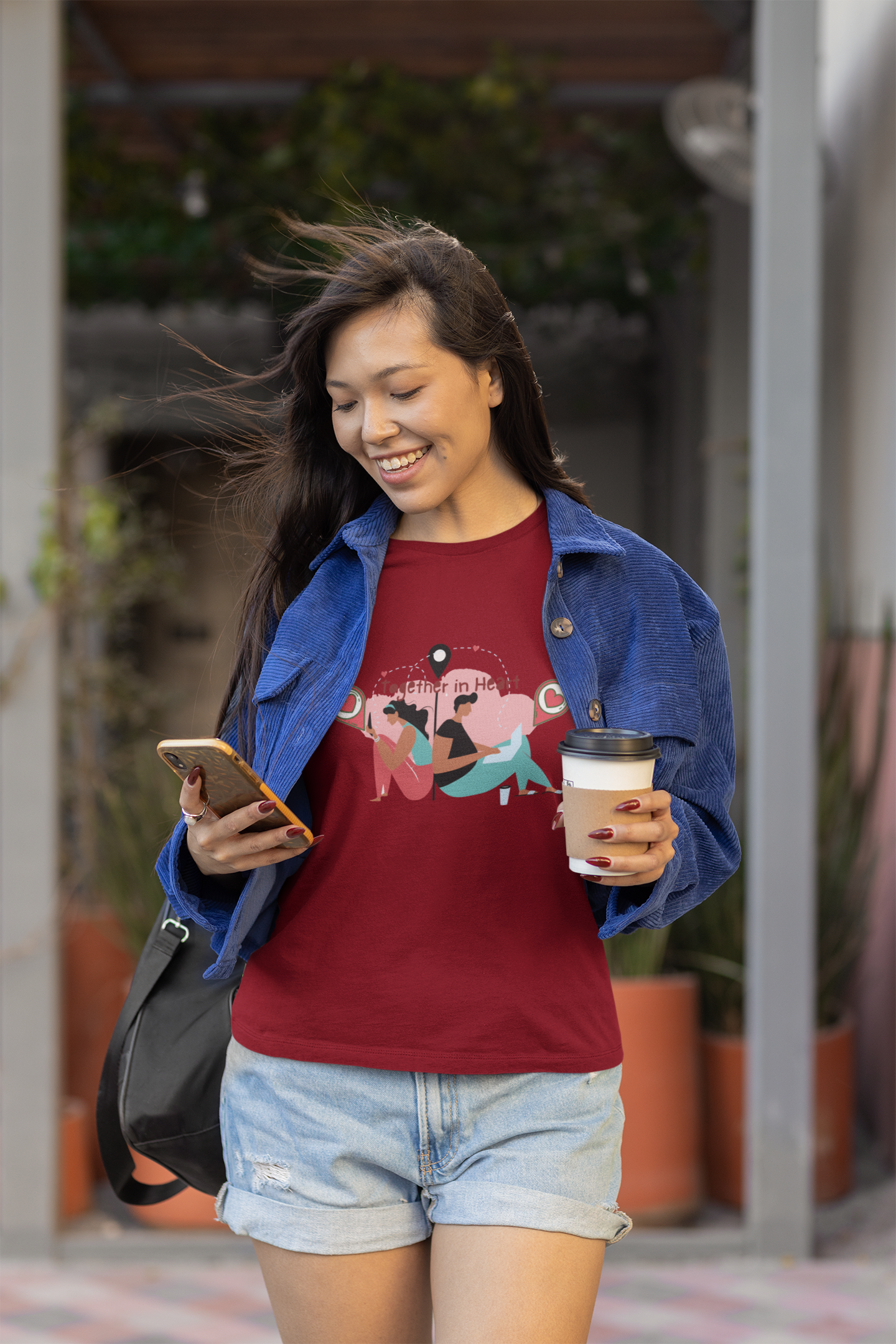 Together In Heart: Woman's Regular T shirt