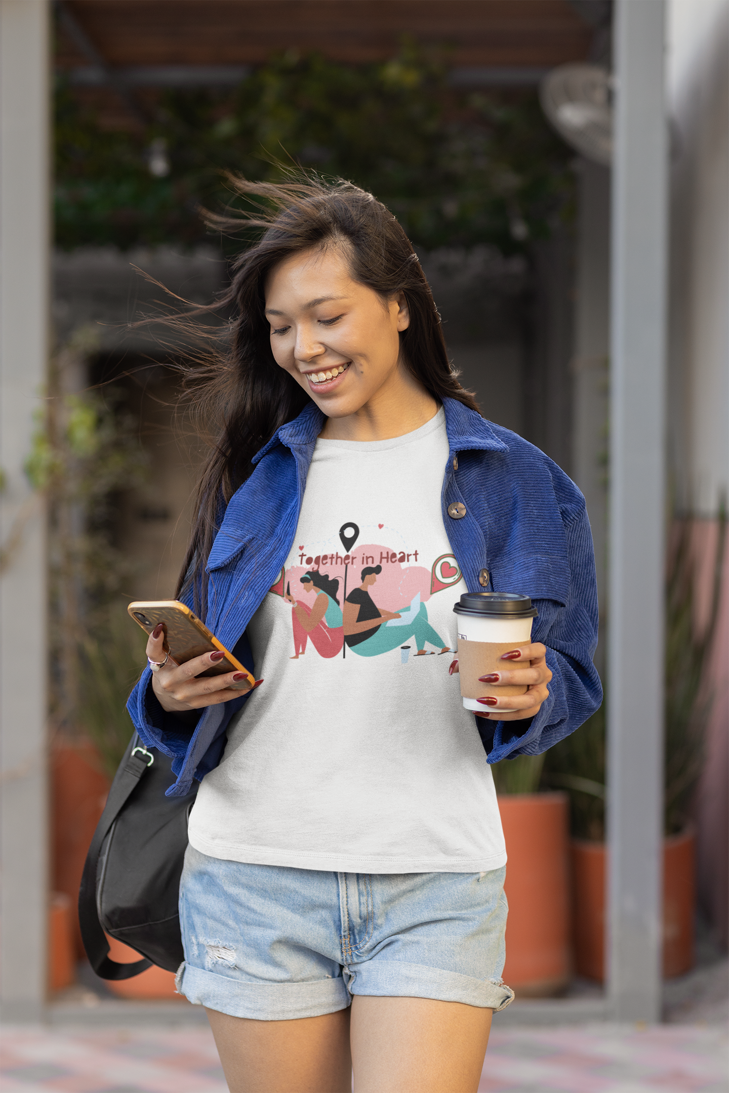 Together In Heart: Woman's Regular T shirt