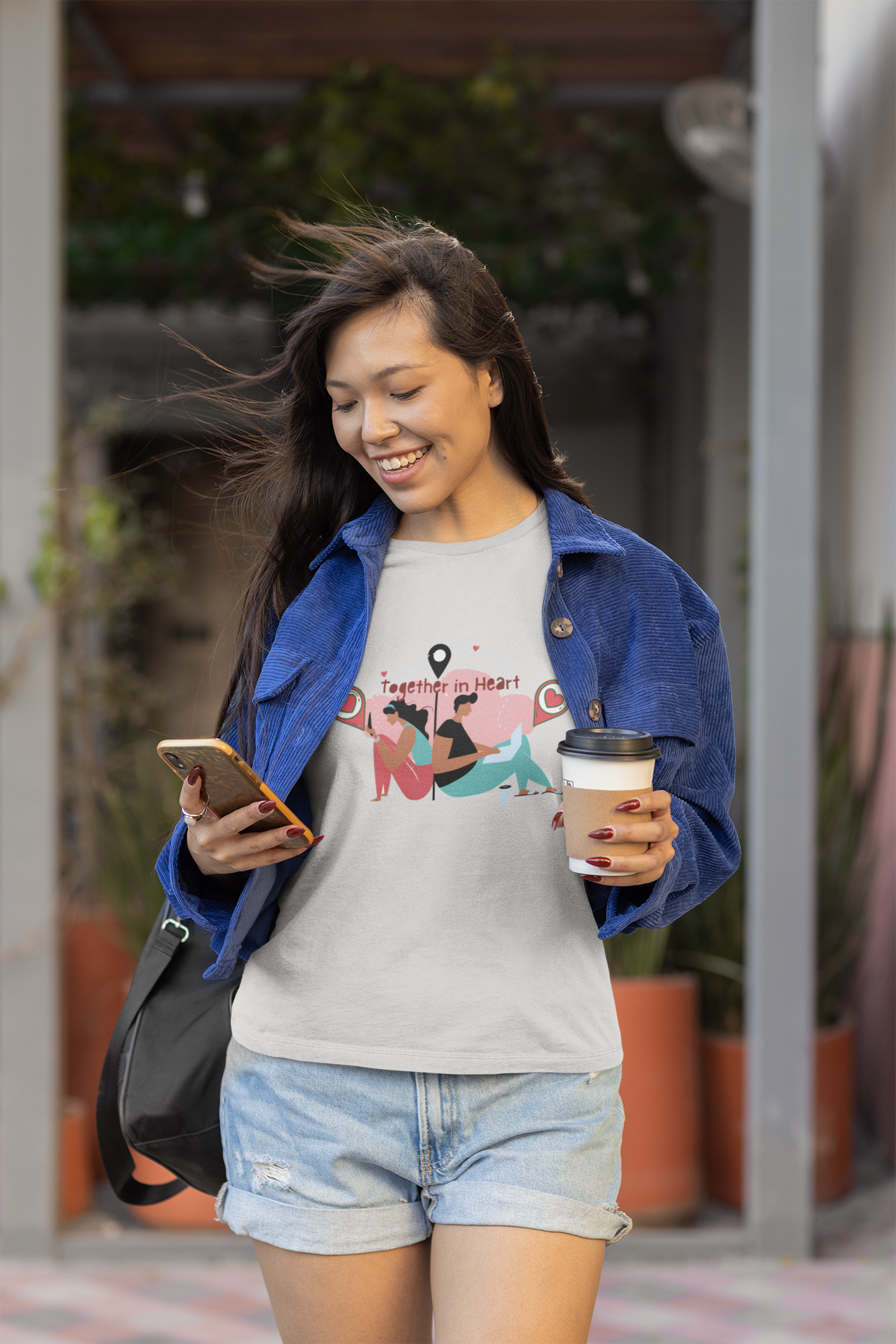 Together In Heart: Woman's Regular T shirt