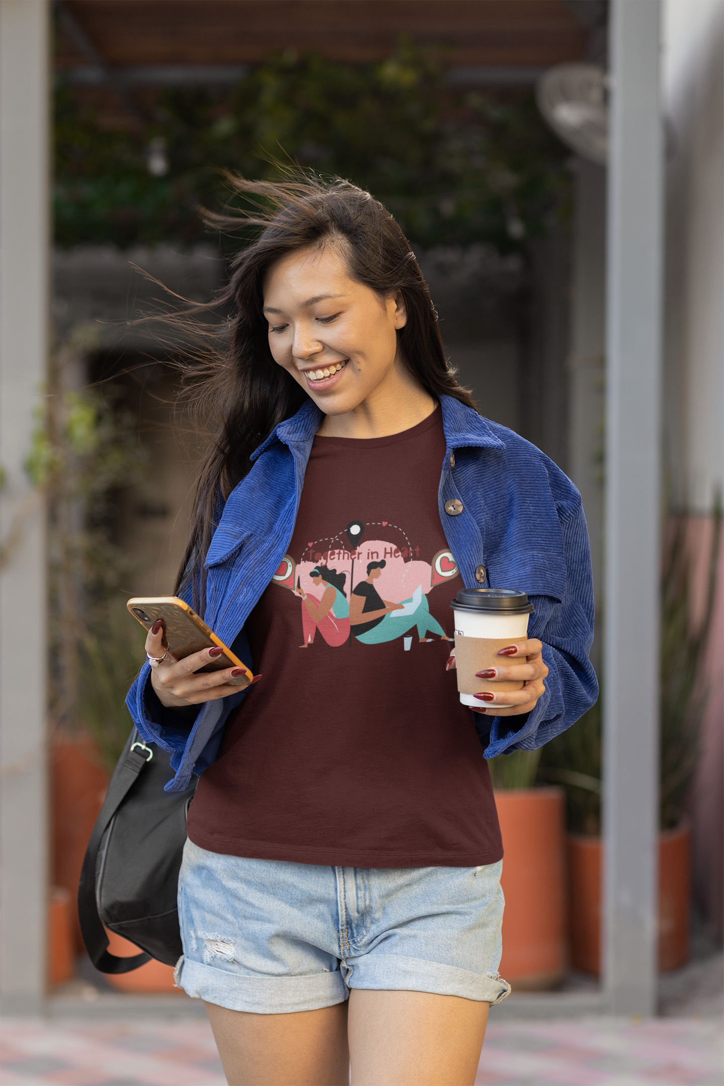 Together In Heart: Woman's Regular T shirt