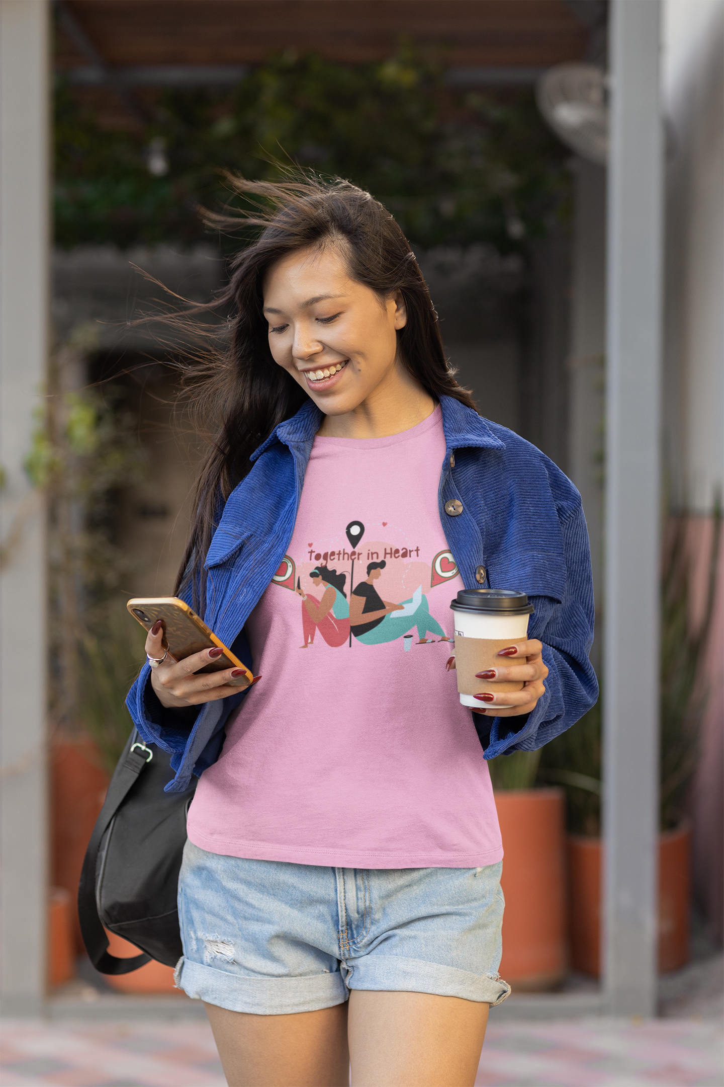Together In Heart: Woman's Regular T shirt